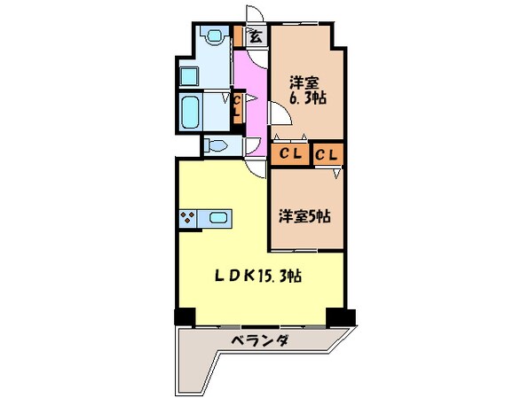 Ｌｏｔｕｓ覚王山の物件間取画像